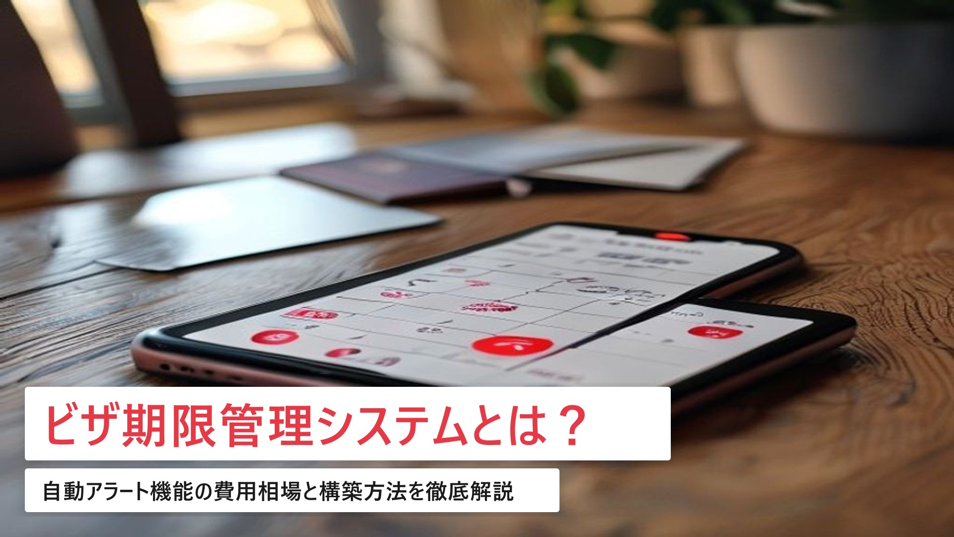外国人労働者のビザ期限管理システム｜自動アラート機能の費用相場と構築方法【2026年最新】