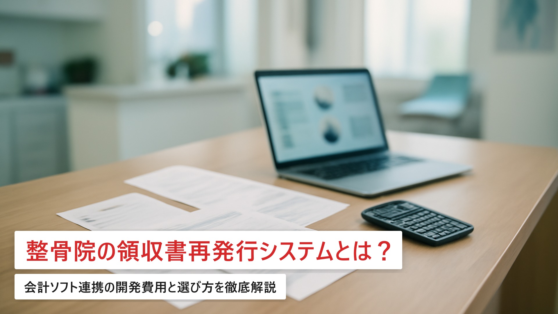 整骨院の領収書再発行システム|会計ソフト連携の開発費用と選び方【2026年完全ガイド】