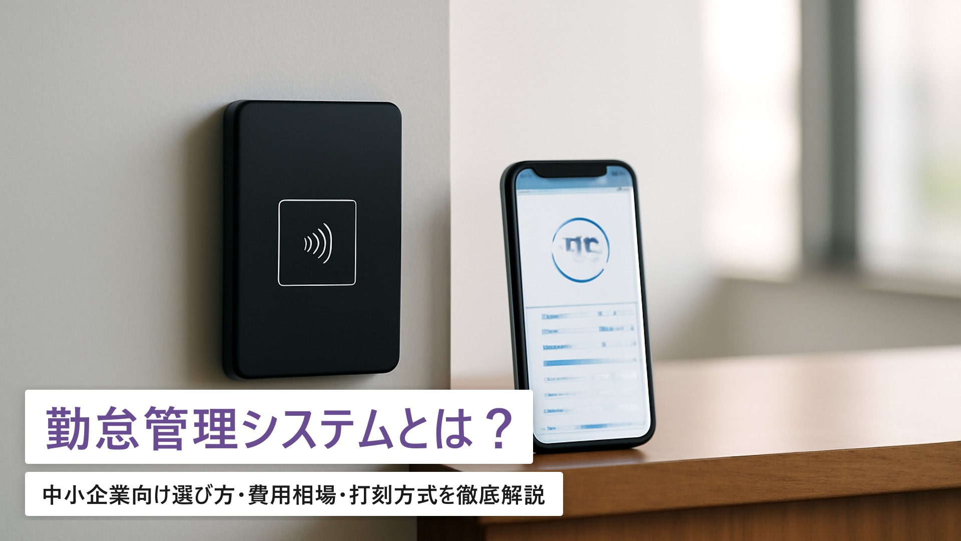 勤怠管理システムの選び方と費用相場｜中小企業向け完全ガイド【2026年最新】