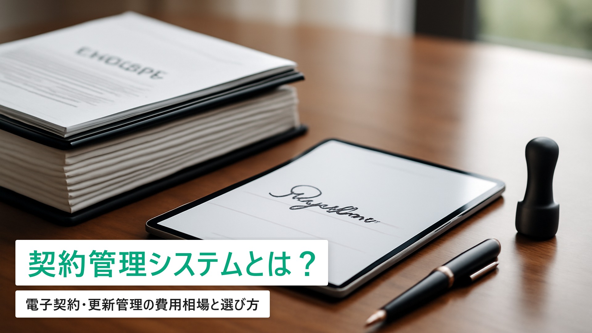 契約管理システム導入ガイド｜電子契約・更新管理の費用相場【2026年最新】