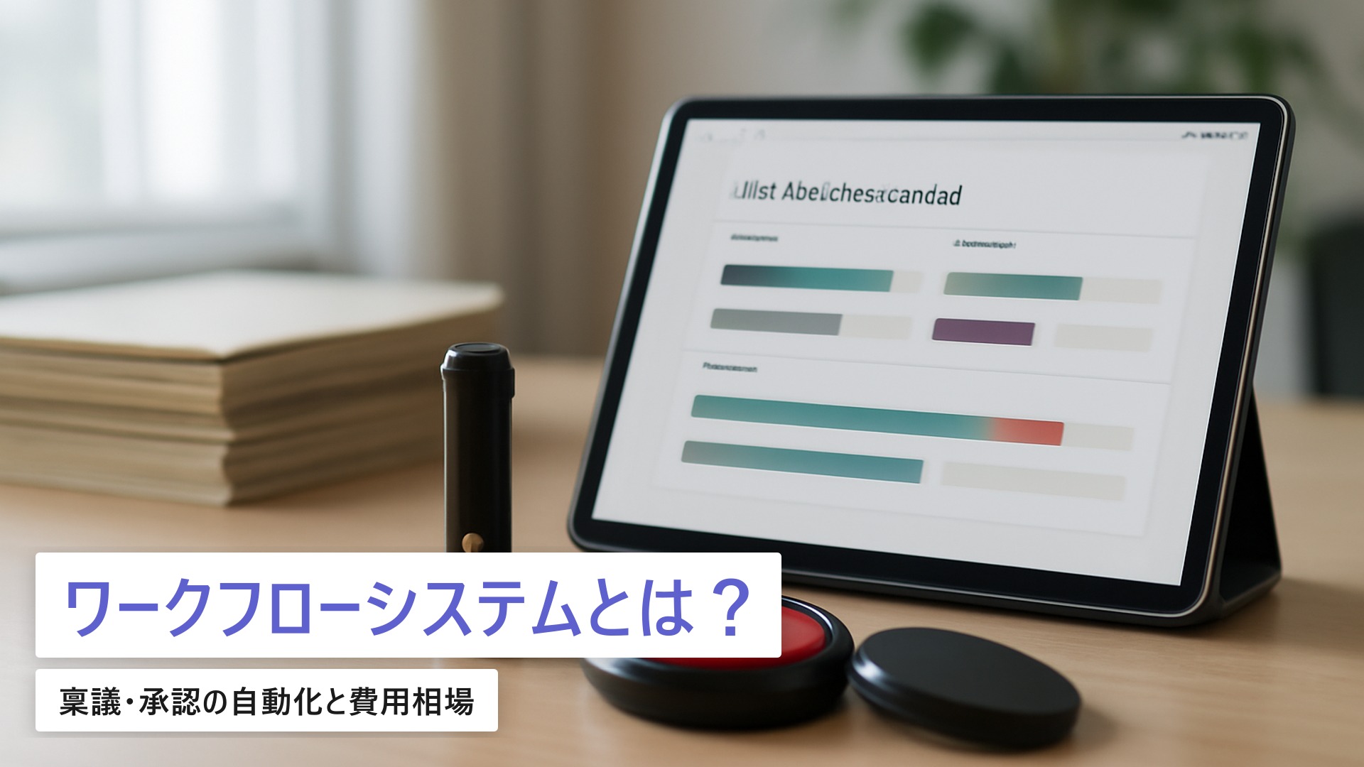 ワークフローシステムの選び方|稟議・承認の自動化と費用相場【中小企業向け2026年最新】