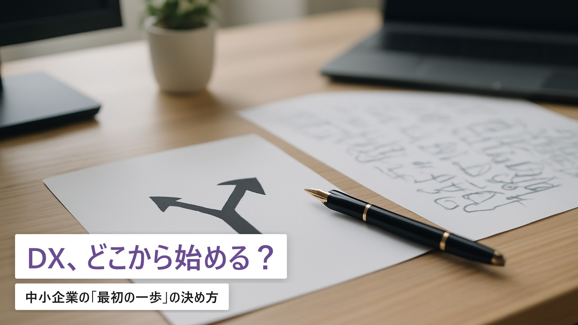 業務を効率化したいが、どこからDXすべきかわからない方へ｜中小企業の「最初の一歩」の決め方