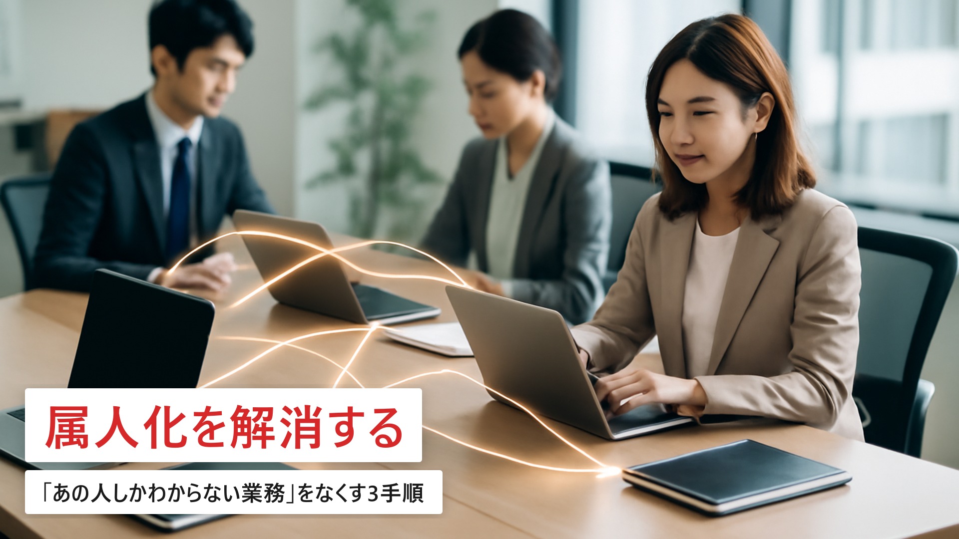 「あの人しかわからない業務」がある会社へ|属人化を解消する3つの手順