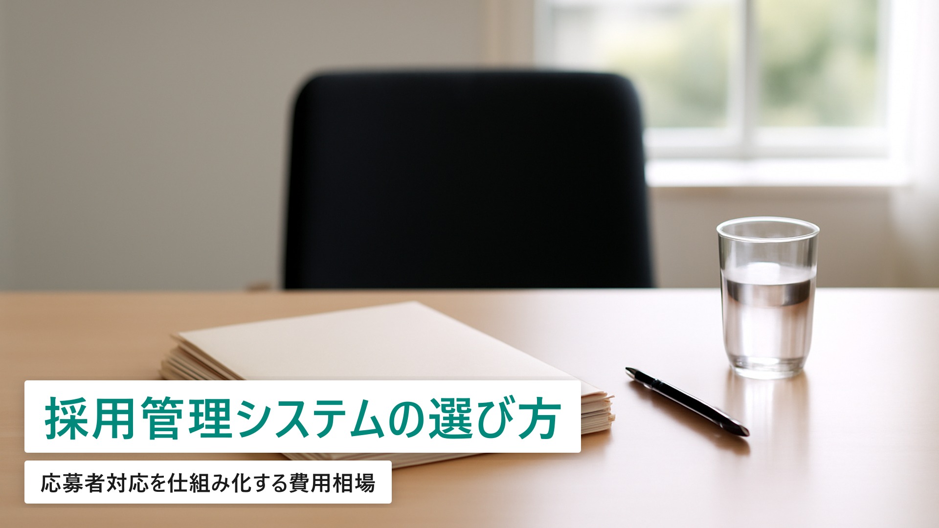 採用管理システム（ATS）の選び方｜応募者対応を仕組み化する費用相場【2026年最新】