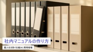 社内マニュアル・ナレッジ管理の作り方｜属人化を防ぐ仕組みと費用相場【2026年最新】
